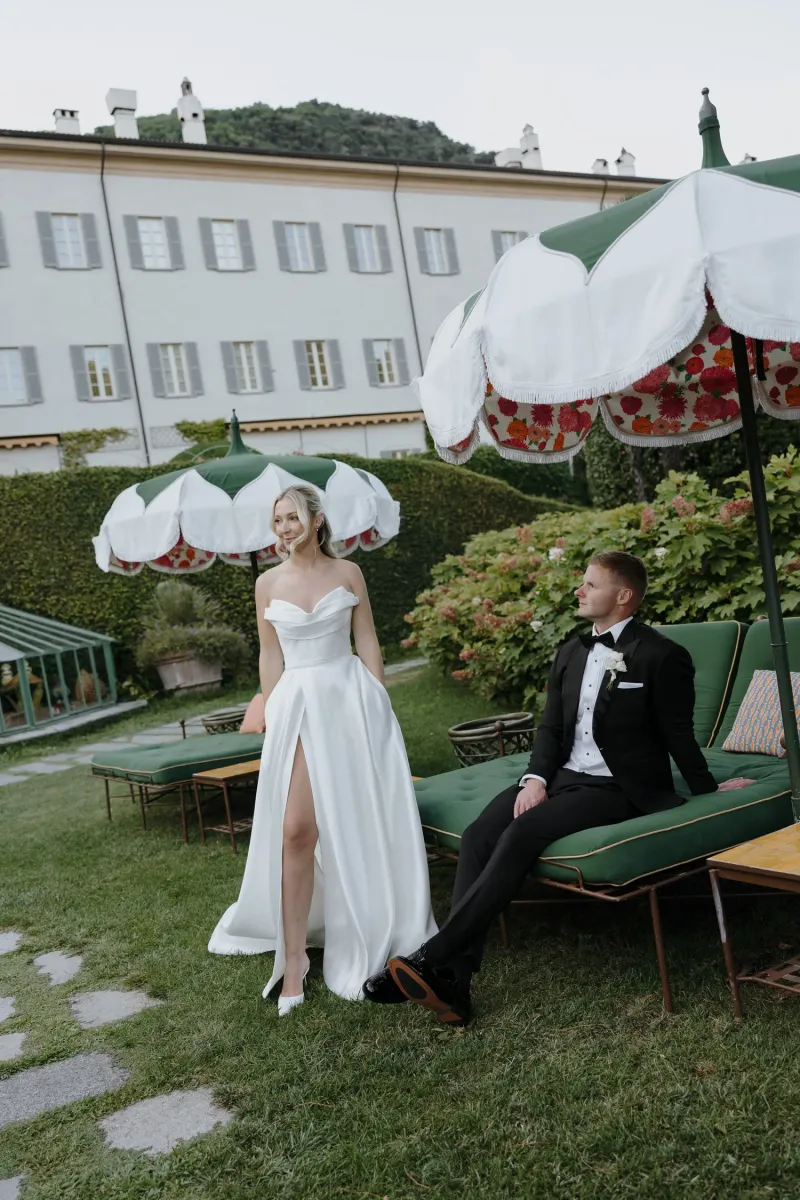 Lake Como elopement with the Elopement Collective